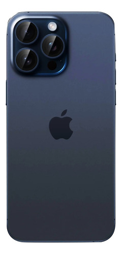 Templado Camara Para iPhone 15 Pro Max Spigen Optik Pro Color Blue Titanium