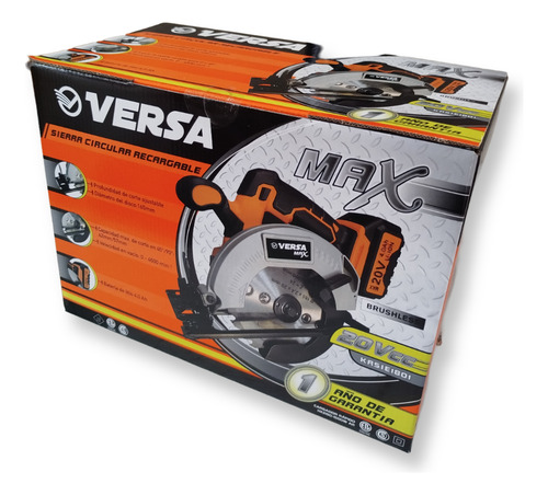 Sierra Circulara Bateria 20v Brushless Inalambrica Versa