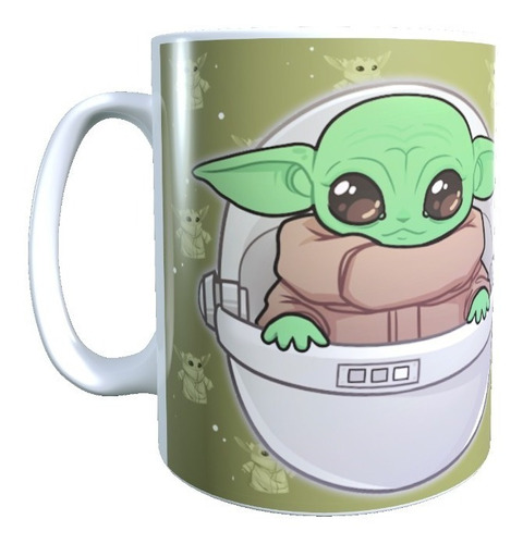 Taza - Tazón The Mandalorian, Baby Yoda (nave), Star Wars