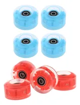 Comprar 8x Quad Roller Skate Wheels Com Rolamentos Para Skate De