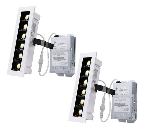 Torchstar 7 Pulgadas 5cct Led Empotrable Mini Lineal Con Caj