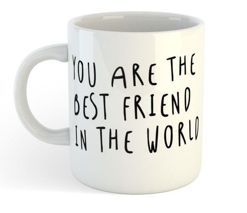 Taza De Ceramica Dia Del Amigo The Best Frind In The World