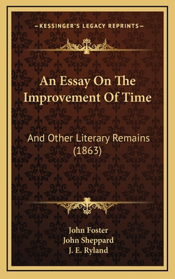 Libro An Essay On The Improvement Of Time: And Other Lite...