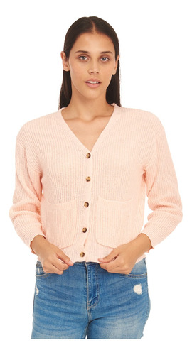 Sweater Thats Hot Estilo Casual Con Botones Para Mujer