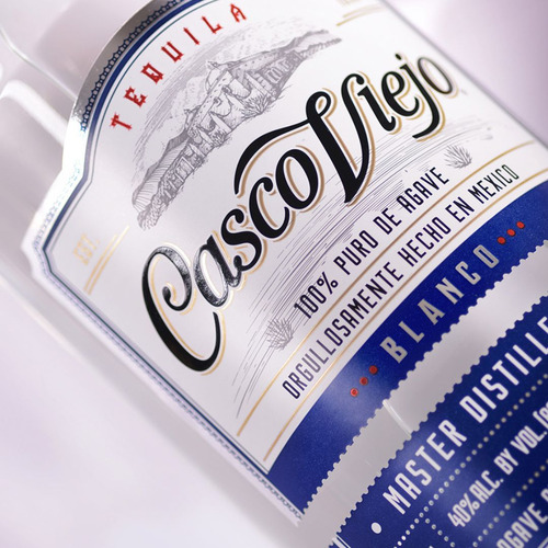 Tequila Casco Viejo Blanco 100% De Agave 1 L