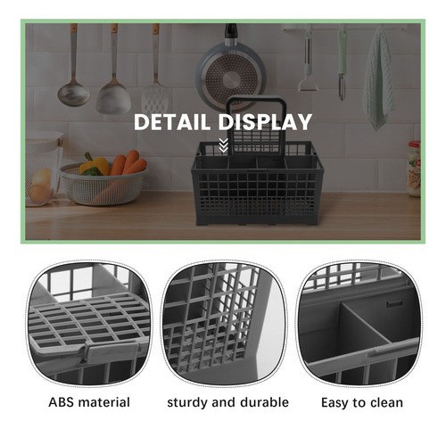Cesta Para Cubiertos De Plástico Para Lavavajillas