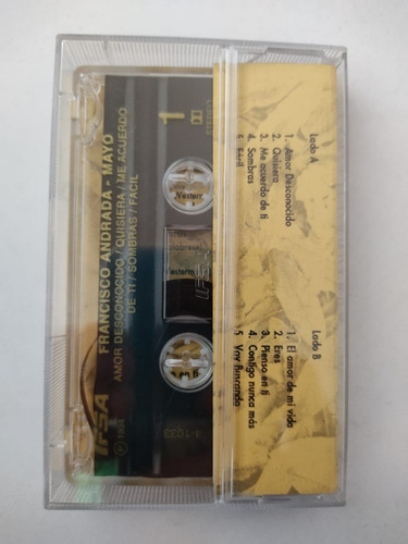 Cassette Francisco Andrada Mayo
