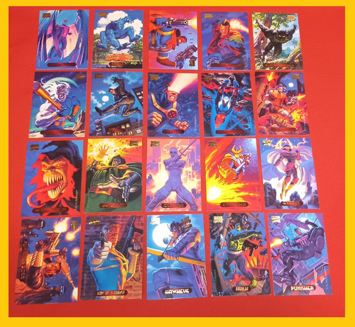 Marvel Masterpieces 94 Lote 50 Tarjetas Originales Fleer