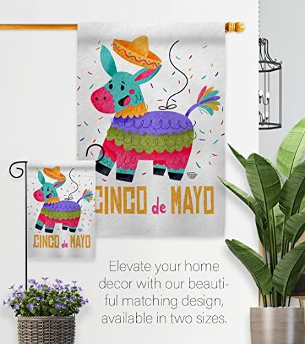 Set De Banderas De Jardín De La Colección Ornament Colgador