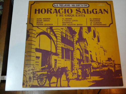 Vinilo 4777 -la Mejor Musica De Horacio Salgan Y Orquesta 