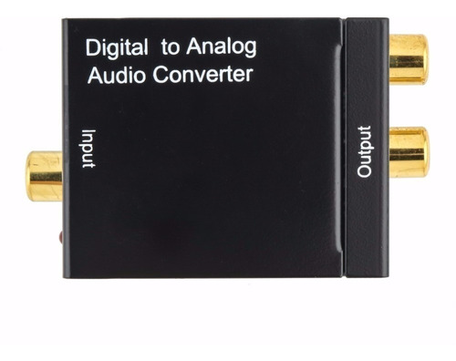 Imagen 2 de 7 de Conversor Audio Digital Coaxial O Fibra Optica A Rca