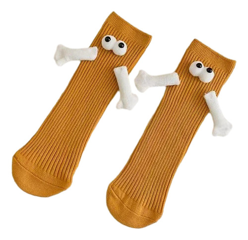 Calcetines Holding Hands, Con Dibujos Animados, Unisex, 1 Pa