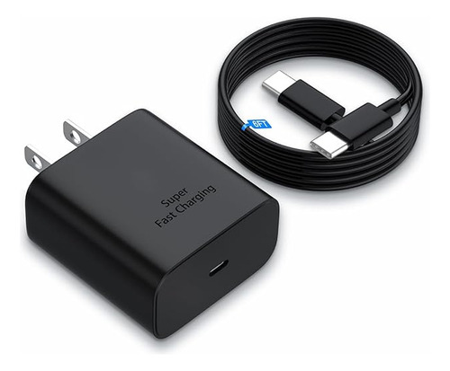 Cargador Super Rapido Usb C De 45 W Tipo C Para Galaxy S23 S