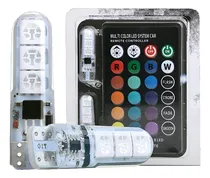 Comprar 2 Bombillos Led Rgb Cocuyos T10+control Multicolo Moto\u002Fcarro