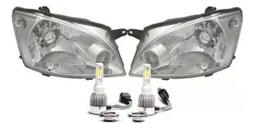 Juego Optica Chevrolet Classic 11 12 13 2014 2015 + Cree Led