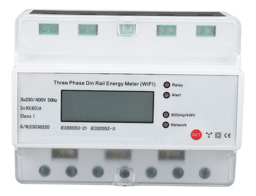 Medidor De Electricidad Inteligente, Trifásico, 4 Hilos, Jue