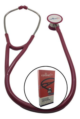 Estetoscopio Cardiologico Coronet Campana Doble Acero Inox.