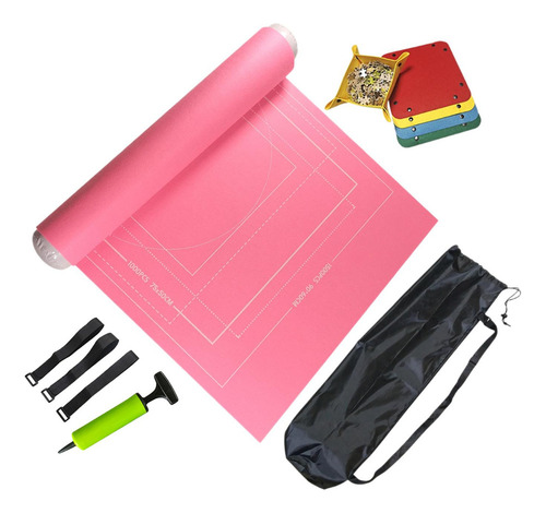 Nuevo Accesorio Puzzle Mat Rollo 1500 Piezas Rosa