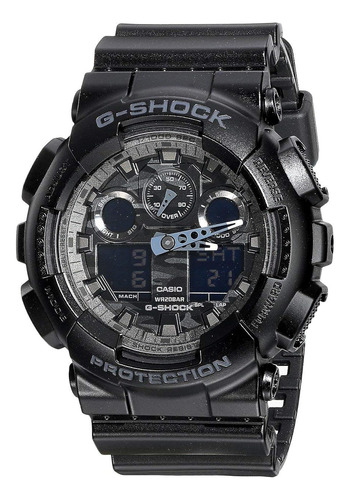 Reloj Casio G-shock Ga-100cf-1acr Negro/camo, Analógica/dig