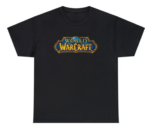 Polera Unisex Warcraft Game Logo Juego Algodon Estampado