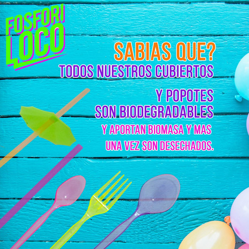 Paquete De Desechables Ecologicos Pastelito 50 Personas
