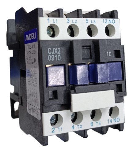 Contactor Magnético Andeli, 9 A, Bobina 440vca