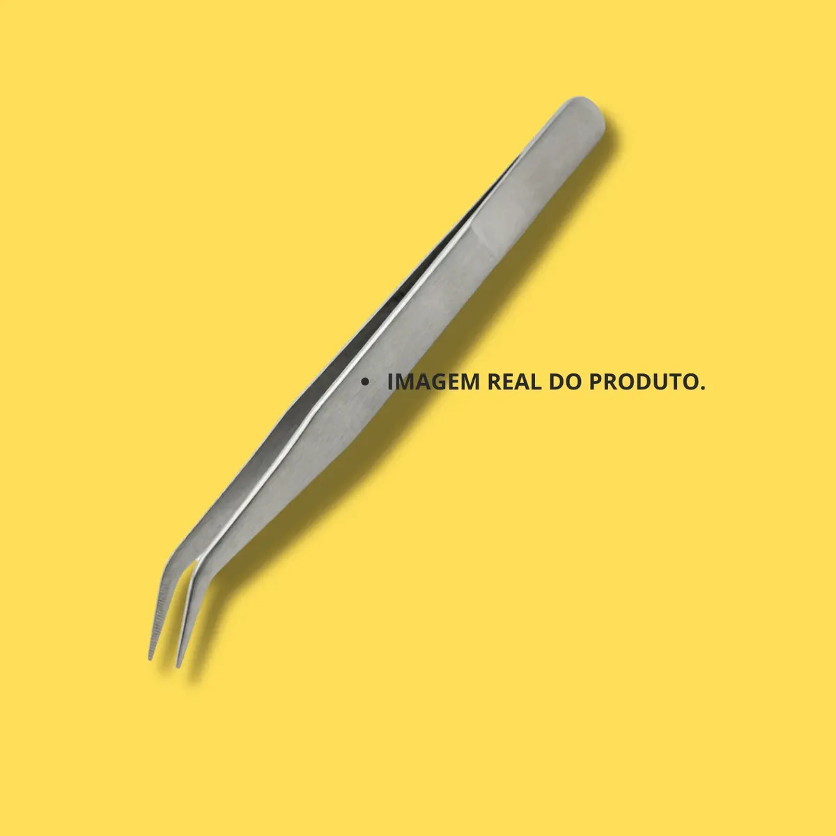 Pinça Multiuso Inox 18cm Produtos de Bar Ponta Curvada Cozinha e Bar