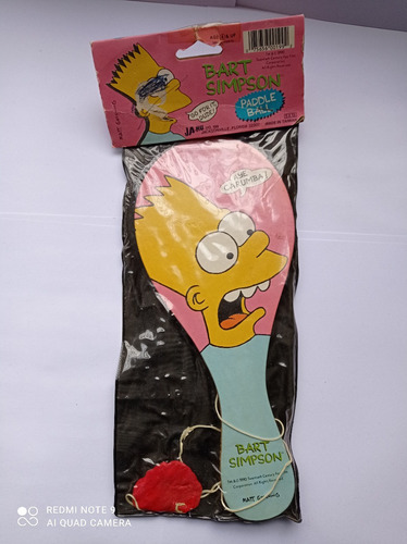 Bart Simpson Paddle Ball 1990 Ja-ru Matt Groening