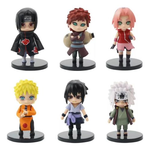 Set 12 Figuritas Naruto Shippuden Colección