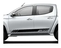 Comprar Sticker L200 Franjas + 4x4 Turbo Diesel Compatible Con L200
