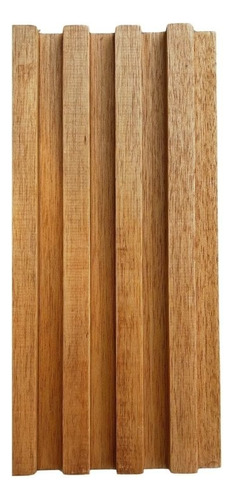 Lambrin Corrugado De Madera Natural, 6 Pzas, 1.08m2