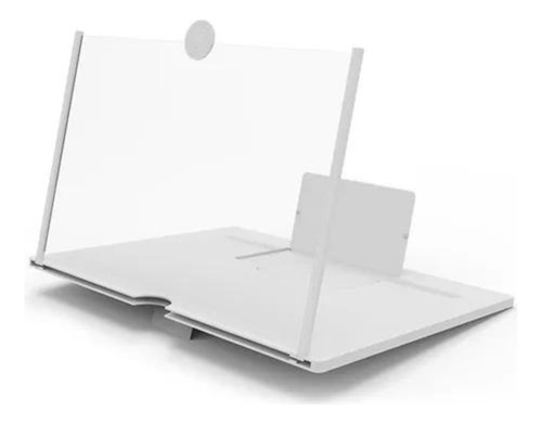 Ampliador De Pantalla Lupa 3d Para Celulares Color Blanco