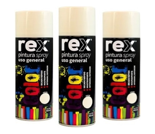 Acabado Impecable: Spray Rex 400ml Rosa X3 Unidades