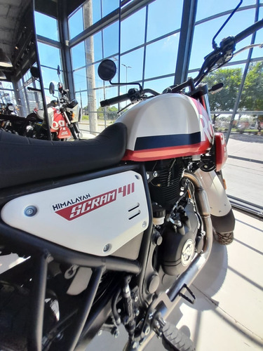 Royal Enfield Scram 411 White Flame