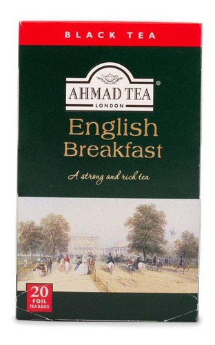 Té Importado Ahmad Tea English Breakfast 20 Bolsas