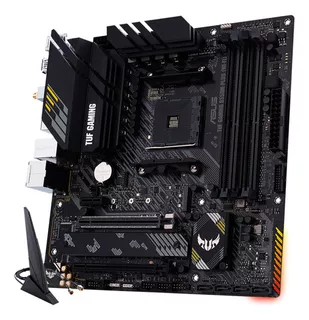 Placa Mãe Asus Tuf Gaming B550m-plus Wifi Ii Amd Socket Am4 Cor Preto