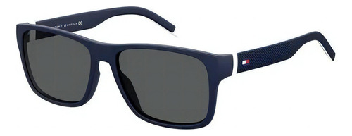 Óculos De Sol Tommy Hilfiger Masculino Azul Th1718 0ju 56/ir