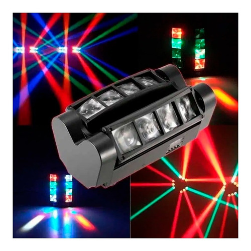 Imagen 2 de 4 de Luz Led Profesional Lm30a Rgb Doble Barra Big Dipper 8spider
