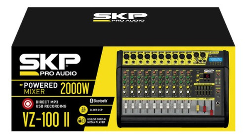 Mixer Power Consola 10 Canales Vz-100 Ii Skp - Envío Gratis