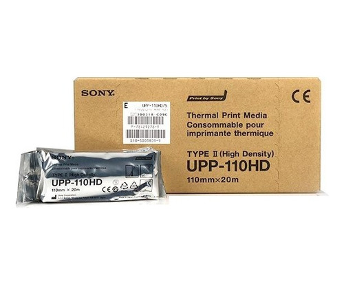 Papel Para Impresora Sony Upp-110hd De 110 Mm X 20 M Caja