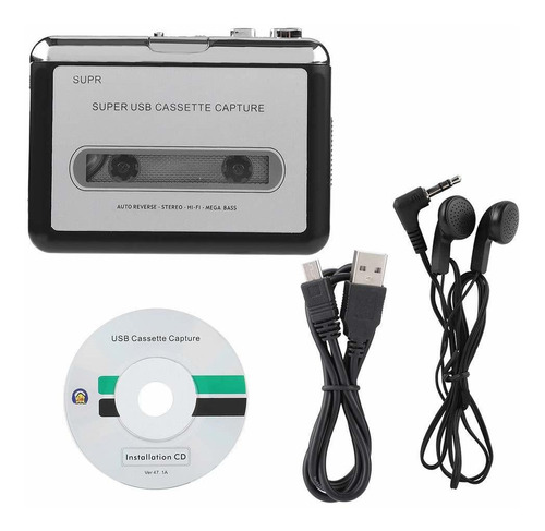 Velaurs Reproductor Cassette Plug And Play Mp3 Facil