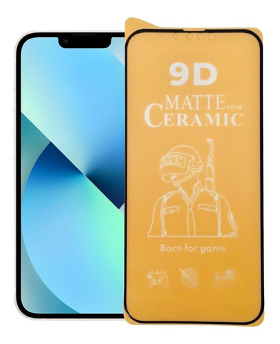 Vidrio Templado Ceramico Mate Para iPhone 13 Pro Max 