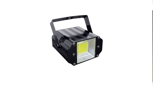 Flash Led Audiorítmico Blanco 18w Strobe Luces Dj Boliche