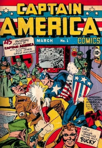 Cards Especiais - Captain America Movie Comic Classic Cover