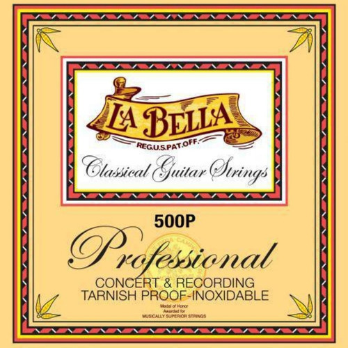 Cuerdas Nylon Profesional La Bella 500p Para Guitarra Clásic