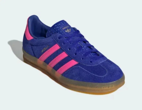 Zapatillas Adidas Gazelle Indoor Azul Originales (Usado)