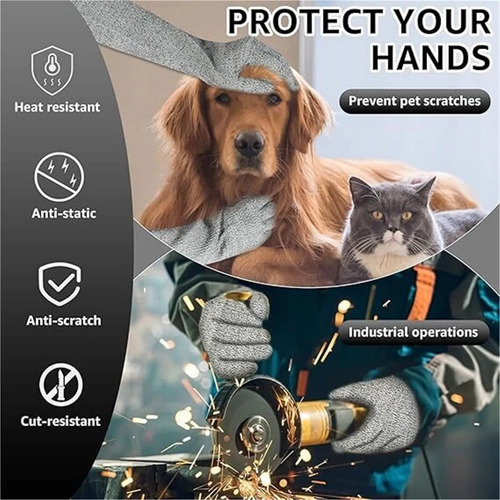 Guantes Resistentes A Cortes De Nivel 5 Para Protección De B