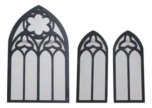 Espejos De Pared Góticos Decorativos De Pared Arqueados De 3