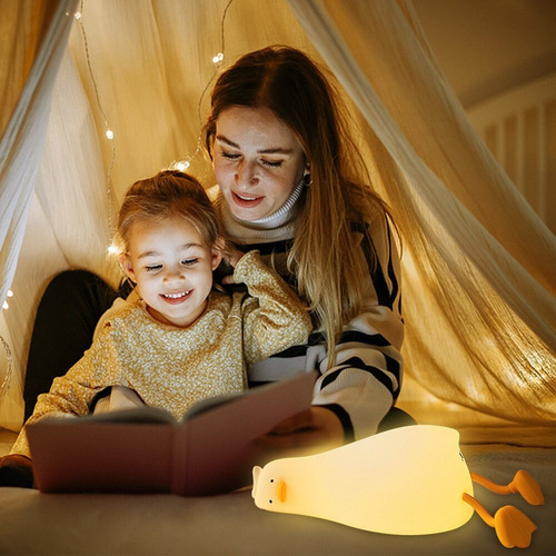 Bombilla Led Usb De Sensor De Toque, Luz Nocturna, Flip Duck