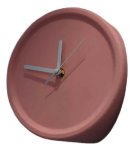 Dentro Del Reloj De Pared De Decoración De Pared Rosa